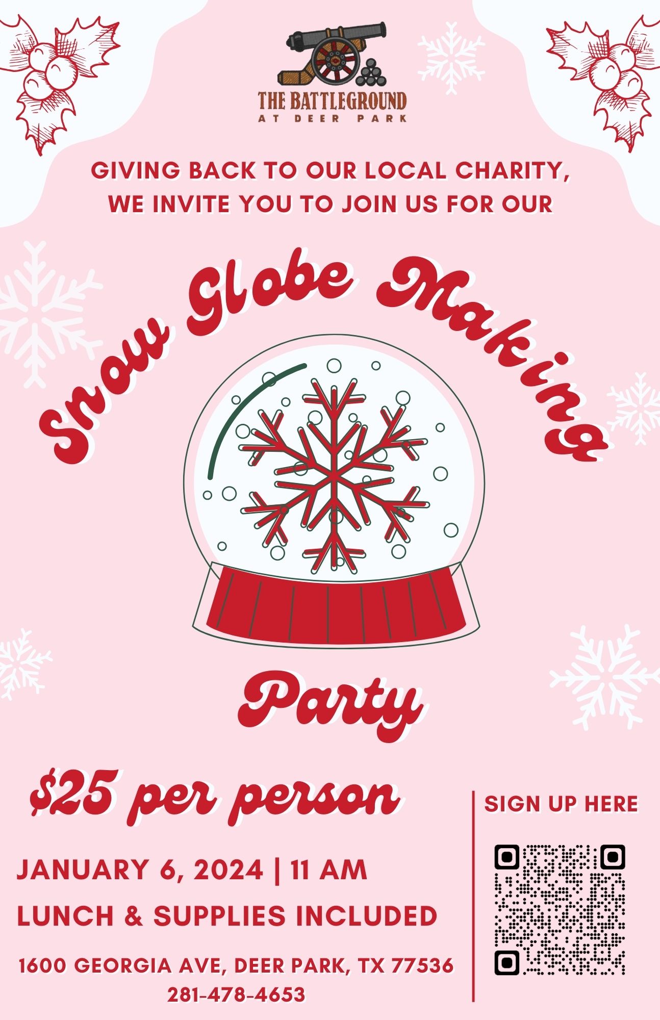 BGGC snow globe making
